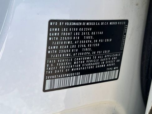 Certified 2023 Volkswagen Tiguan SE w/ Panoramic Sunroof Package FWD image 26