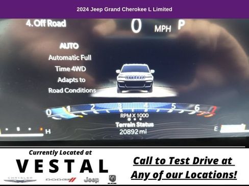 Used 2024 Jeep Grand Cherokee L Limited AWD/4WD image 24
