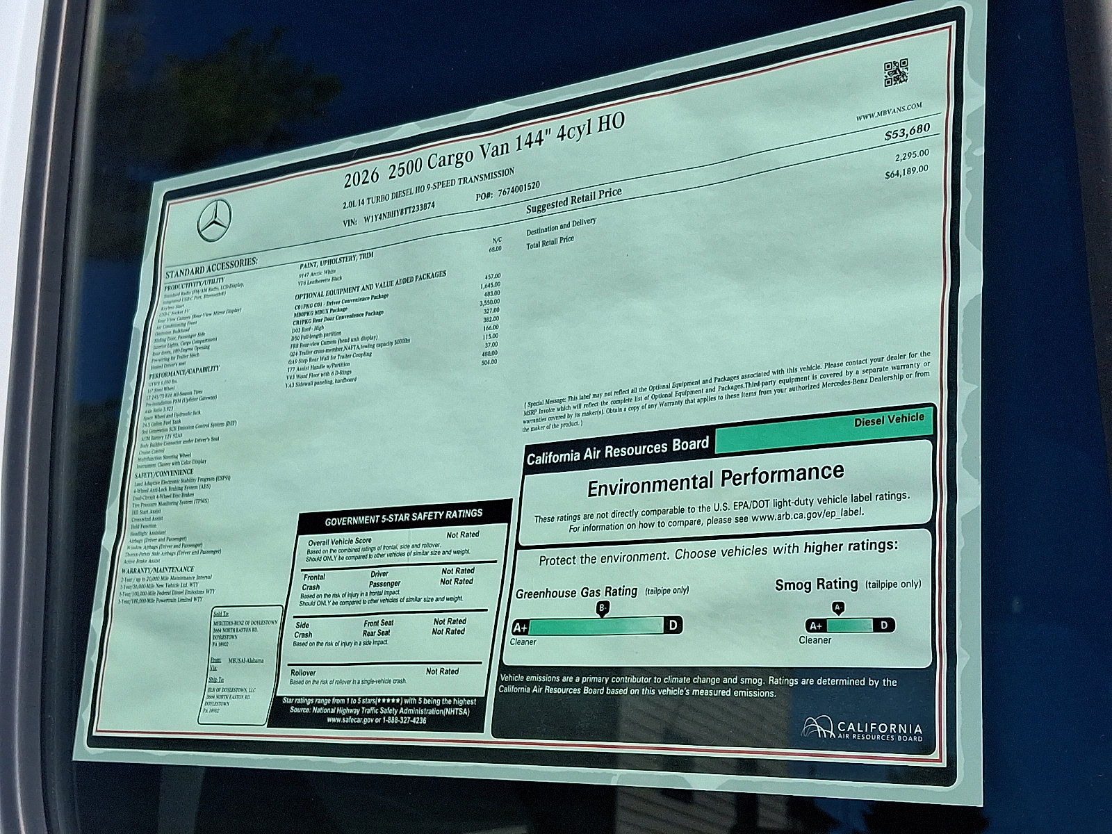 New 2026 Mercedes-Benz Sprinter 2500 image 20