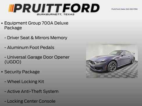 New 2025 Ford Mustang Dark Horse w/ Dark Horse Handlin Package image 23