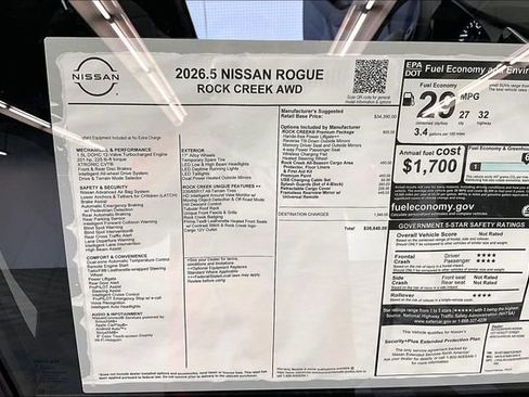 New 2026 Nissan Rogue SV AWD/4WD image 39