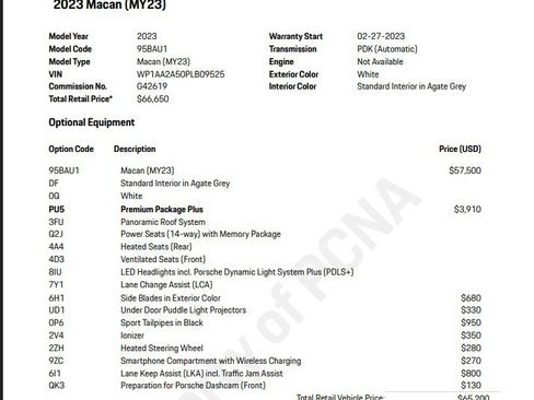 Certified 2023 Porsche Macan AWD/4WD image 9
