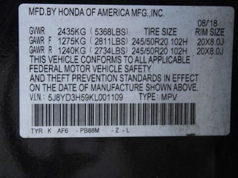 Used 2019 Acura MDX FWD w/ Technology Package image 39