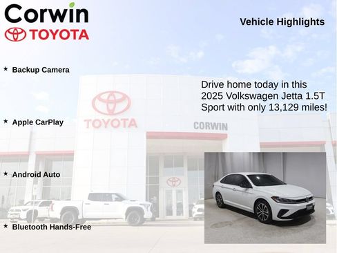 Used 2025 Volkswagen Jetta Sport FWD image 6