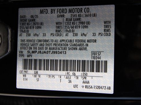 New 2026 Lincoln Nautilus Premier w/ Equipment Group 102A image 48