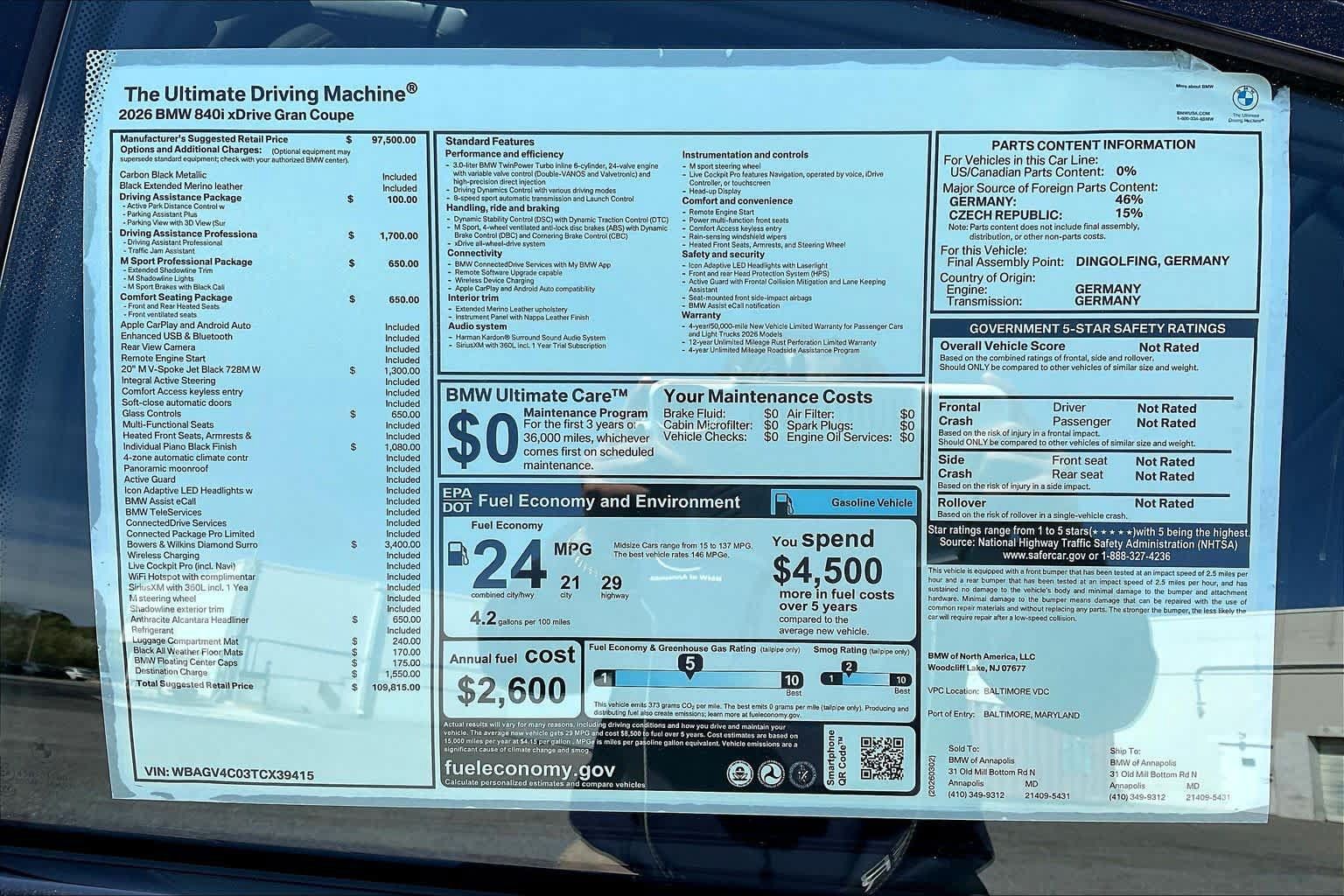 New 2026 BMW 840i xDrive AWD/4WD image 19