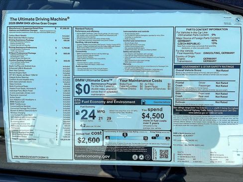 New 2026 BMW 840i xDrive image 19