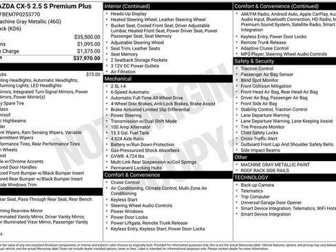 Used 2023 MAZDA CX-5 AWD 2.5 S w/ Premium Plus Pkg image 4