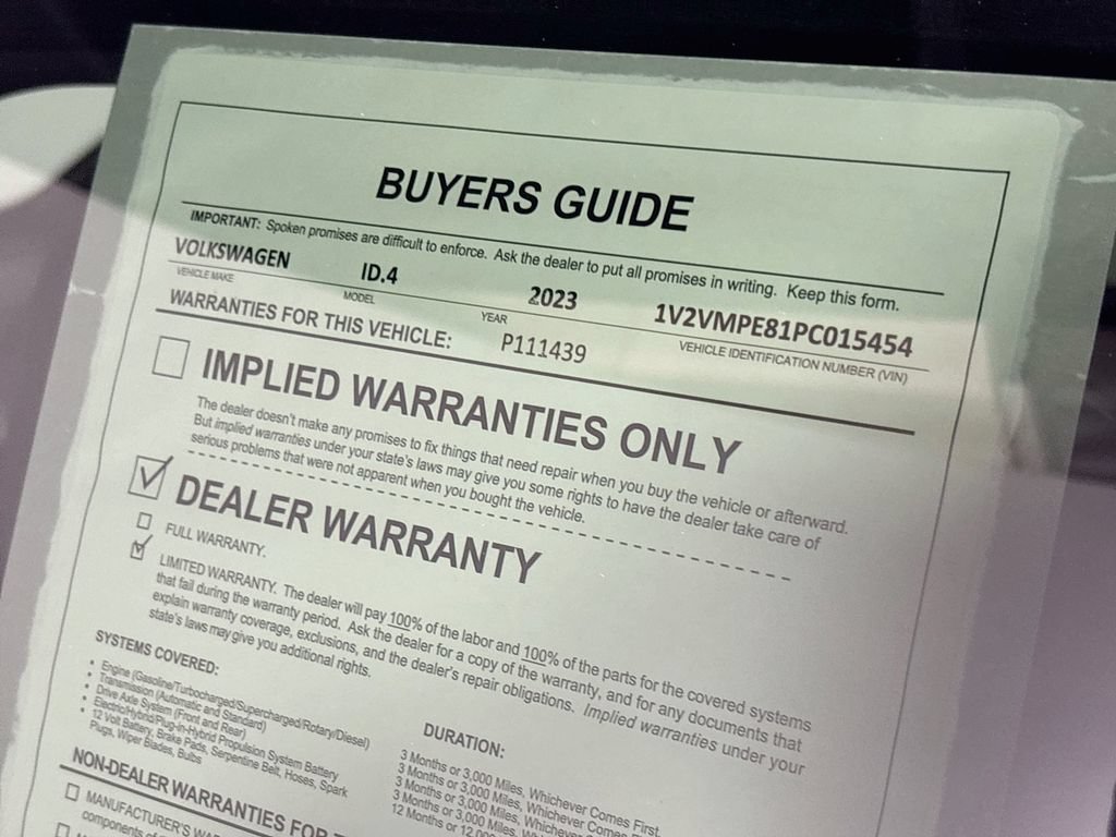 Certified 2023 Volkswagen ID.4 Pro S RWD image 26