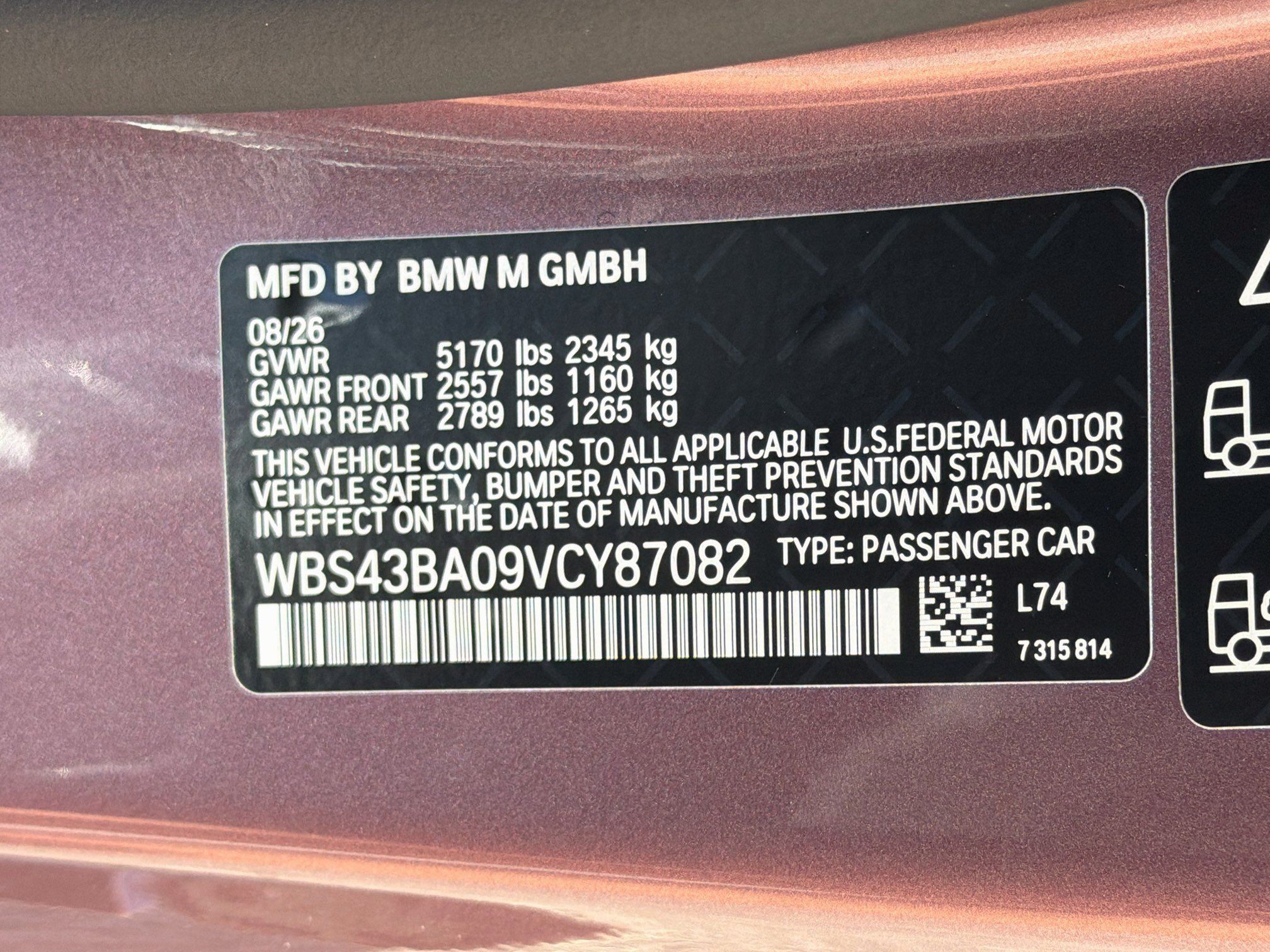 New 2027 BMW M4 xDrive Competition w/ M Carbon Exterior Package AWD/4WD image 43
