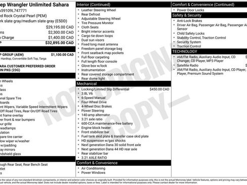 Used 2009 Jeep Wrangler Unlimited Sahara w/ Dual Top Group image 14