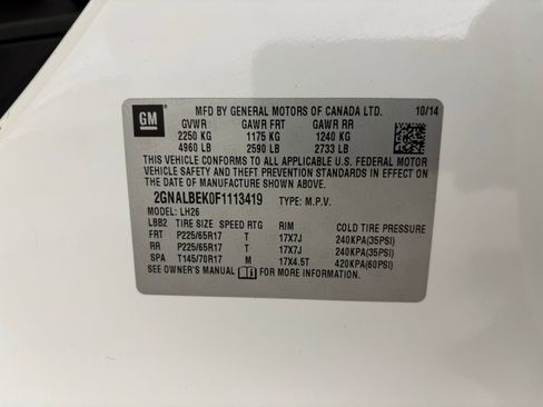 Used 2015 Chevrolet Equinox LT w/ Driver Convenience Package image 27