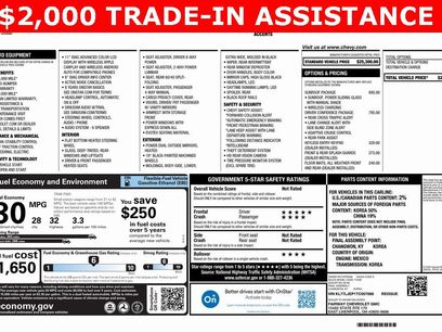 New 2026 Chevrolet Trax RS w/ Sunroof Package