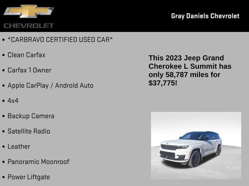 Used 2023 Jeep Grand Cherokee L Summit w/ High Altitude Package image 6