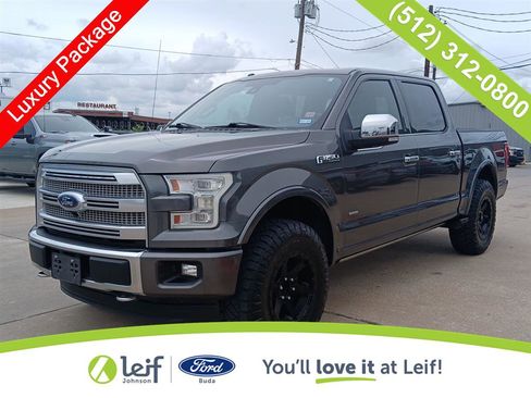Used 2015 Ford F150 Platinum w/ Equipment Group 701A Luxury AWD/4WD image 2