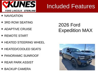 New 2026 Ford Expedition Max Platinum w/ Stealth Performance Package