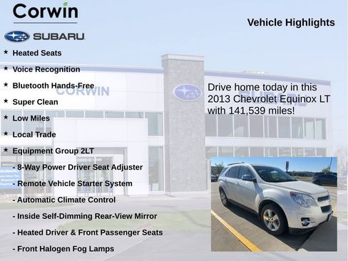 Used 2013 Chevrolet Equinox LT AWD/4WD image 6