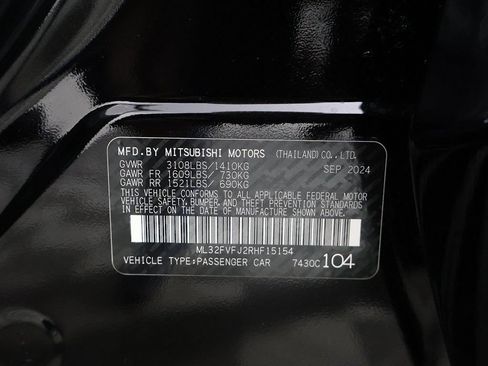 Used 2024 Mitsubishi Mirage G4 SE FWD image 42