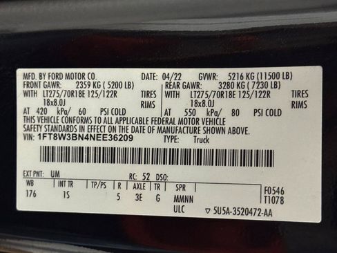 Used 2022 Ford F350 XL w/ STX Appearance Package AWD/4WD image 27