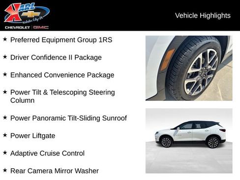 Certified 2023 Chevrolet Blazer RS w/ Driver Confidence II Package image 3