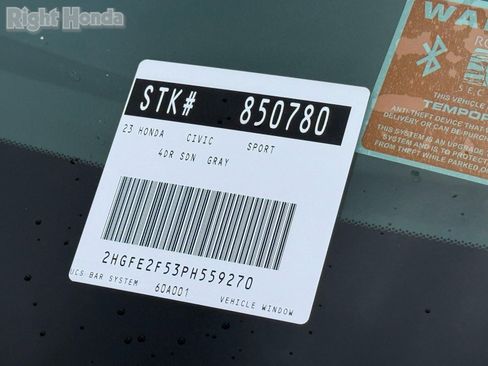 Certified 2023 Honda Civic Sport image 34