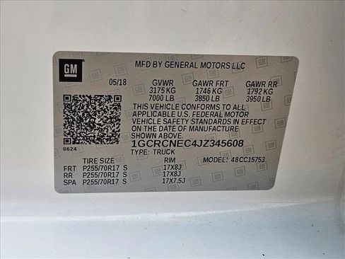 Used 2018 Chevrolet Silverado 1500 W/T w/ Trailering Package image 22