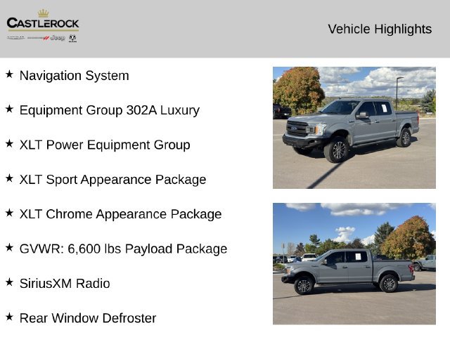 Used 2020 Ford F150 XLT w/ Equipment Group 302A Luxury AWD/4WD image 2