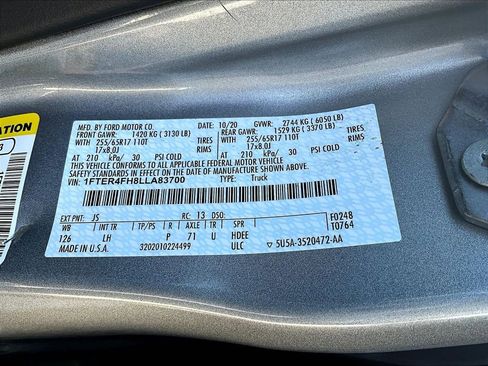 Used 2020 Ford Ranger XLT w/ Equipment Group 302A Luxury image 30