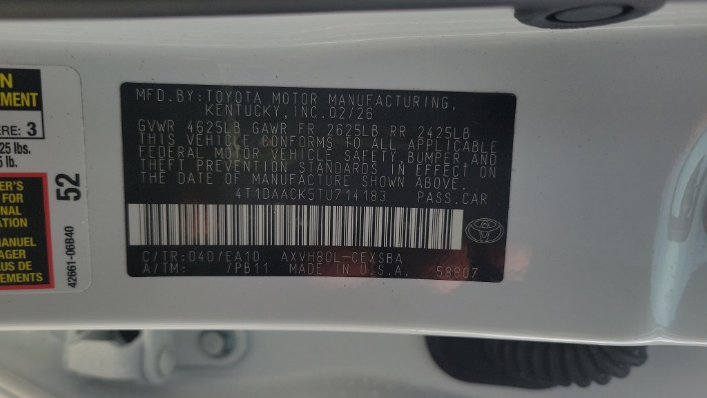 Used 2026 Toyota Camry SE FWD image 23