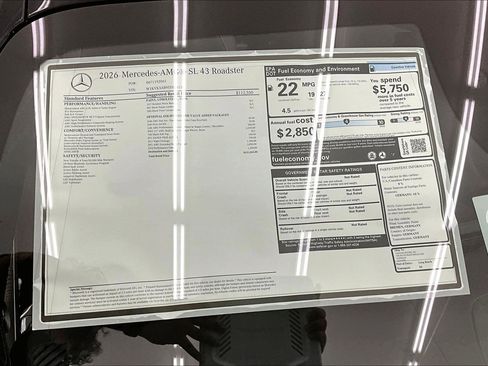 New 2026 Mercedes-Benz SL 43 AMG image 16