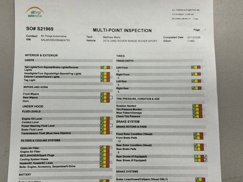 Used 2019 Land Rover Range Rover Sport HSE Dynamic image 47