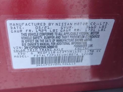 Used 2021 Nissan Kicks SR w/ SR Premium Package image 26