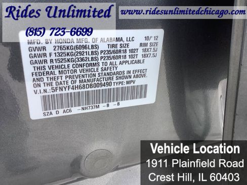 Used 2013 Honda Pilot EX-L image 22