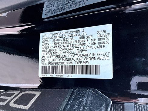 New 2026 Honda Passport RTL image 18