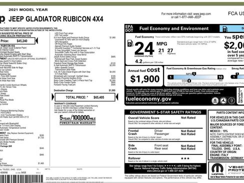 Used 2021 Jeep Gladiator Rubicon image 29