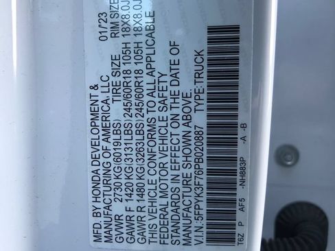 Certified 2023 Honda Ridgeline RTL-E image 18