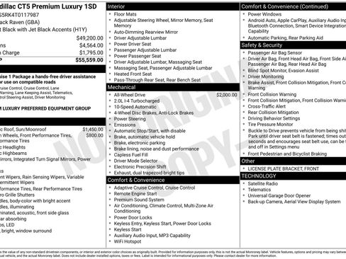 New 2026 Cadillac CT5 Premium Luxury AWD/4WD image 5
