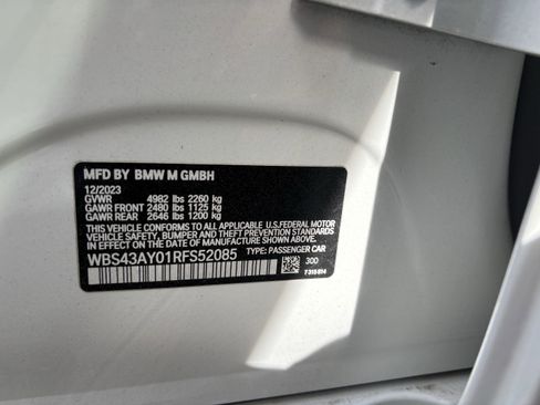 Used 2024 BMW M3 Competition w/ Executive Package image 37