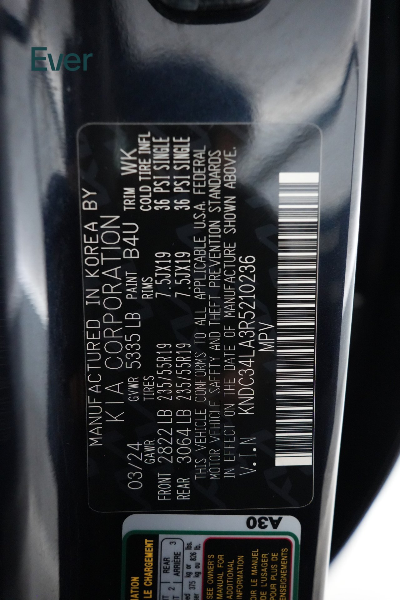 Used 2024 Kia EV6 Wind RWD image 29