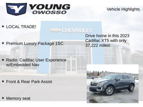 Used 2023 Cadillac XT5 Premium Luxury w/ LPO, Floor Liner Package image 7
