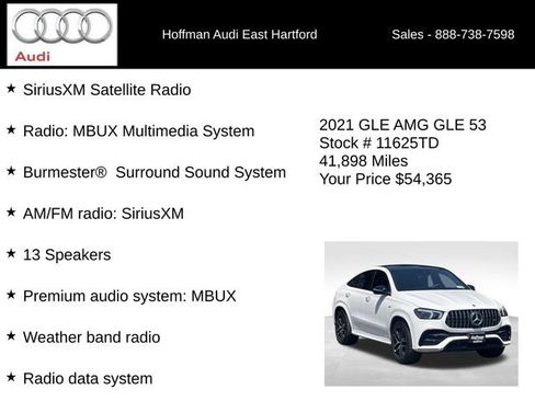 Used 2021 Mercedes-Benz GLE 53 AMG 4MATIC Coupe image 24