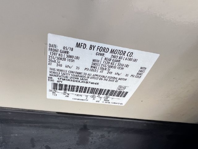 Used 2018 Ford Explorer XLT w/ Equipment Group 202A AWD/4WD image 31