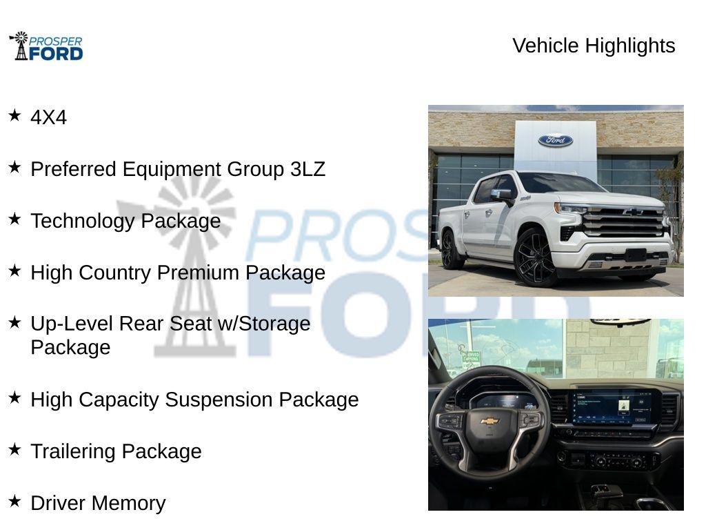 Used 2023 Chevrolet Silverado 1500 High Country w/ High Country Premium Package AWD/4WD image 5