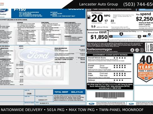 Used 2017 Ford F150 Lariat AWD/4WD image 2