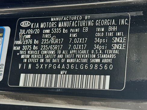 Used 2020 Kia Sorento LX w/ LX I4 Convenience Package FWD image 12