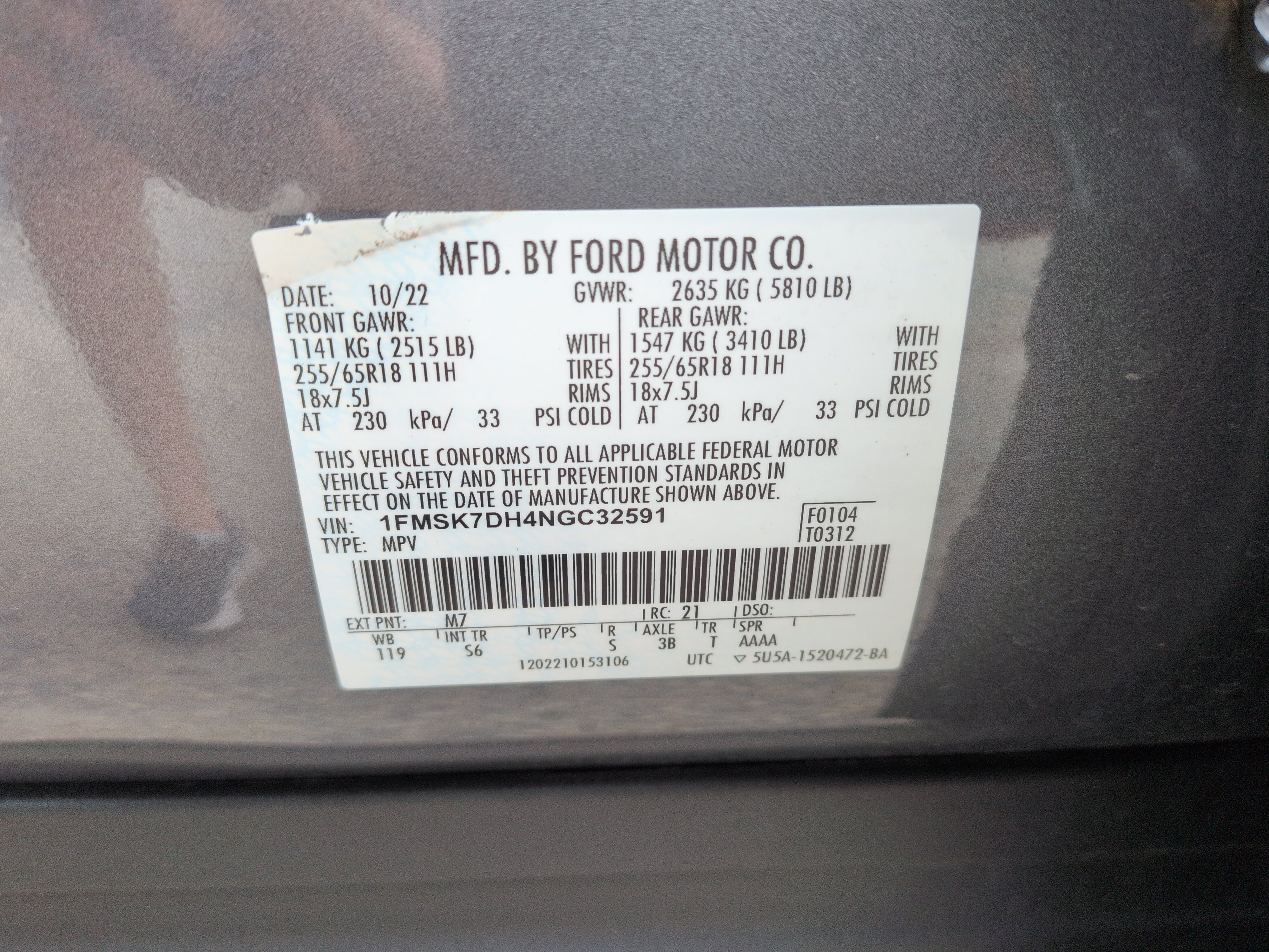 Used 2022 Ford Explorer XLT w/ Equipment Group 202A RWD image 28