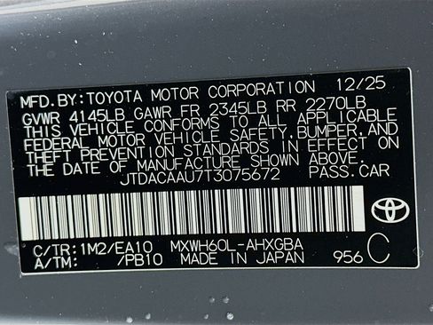 Used 2026 Toyota Prius XLE FWD image 12