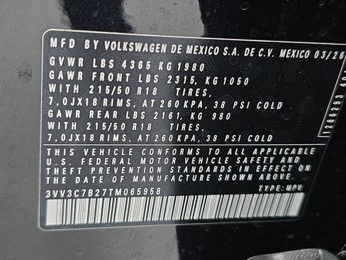 New 2026 Volkswagen Taos SE FWD image 35
