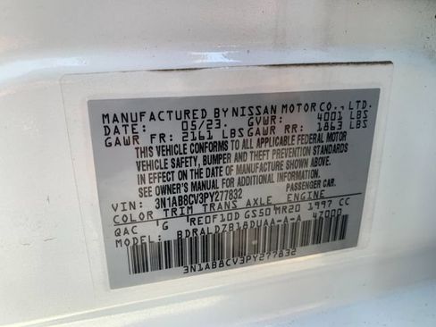 Used 2023 Nissan Sentra SV w/ All-Weather Package FWD image 32