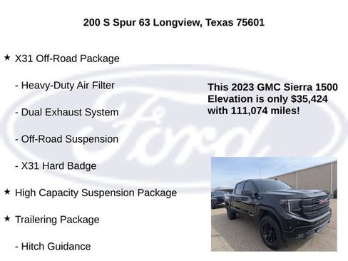 Used 2023 GMC Sierra 1500 Elevation image 28